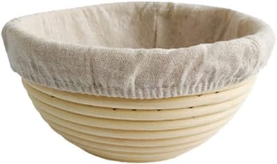 Rijsmand Brood - Banneton Brotform - Brood Bakken - Natuurlijk Rattan - 11 x 6 cm - Natuurlijk
