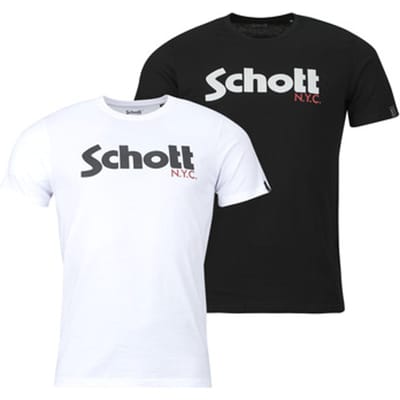 Schott  T-shirt Korte Mouw TS PK  LOGO
