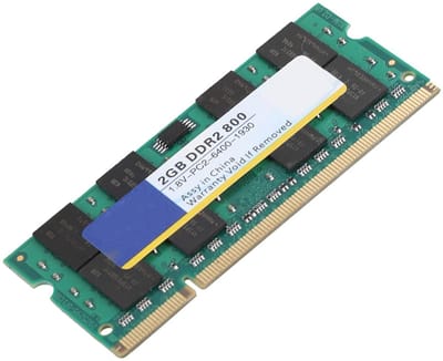 Dailygoods- DDR RAM 2G 800Mhz - 200Pin - Compatibel voor Laptop - PC-6400 - Stabiele Prestaties - 1.8V - Geheugenmodule