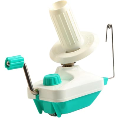 Bobineuse Portable Bobineuse de Fil Portable pour Laine à Tricoter Pelote Fil Fibre Laine Ficelle Écheveau Câble Bobineuse Manuelle vert