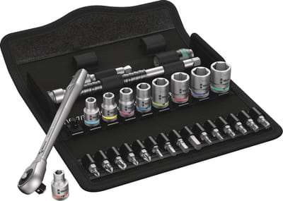 Wera 8100 SA 10 Zyklop ratelset 1/4"