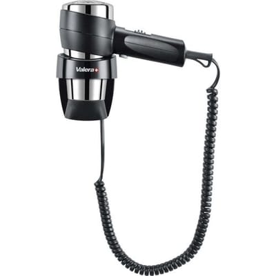 Valera Action Super Plus 1800 542.14/038AB Haardroger met wandhouder Chroom-zwart