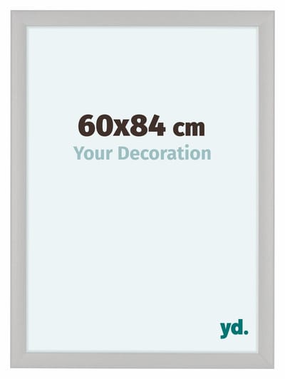 Your Decoration - Fotolijst 60x84 cm - MDF - Wit Houtnerf - Como