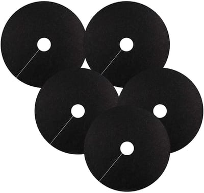 Jhubersproducts - Boommulchring - Onkruidbestrijding - Beschermt bomen tegen onkruid - 24 cm - Wortelbescherming - Ideaal voor tuinverzorging - Set va