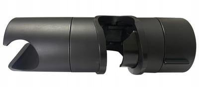 Kuchinox - Douchekophouder - Zwart - ABS - Compact