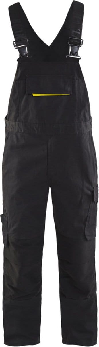 Blaklader Bretelbroek met stretch 2695-1330 - Zwart/High Vis Geel - C44