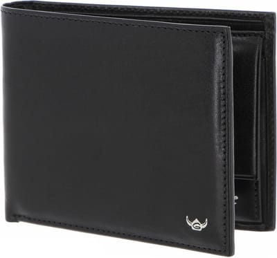 Golden Head Leren portemonnee Colorado RFID Protect Scheintasche 1162 Schwarz zwart