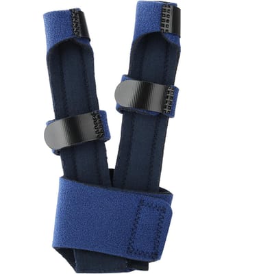 Verstelbare Vingerspalk Brace Stabilisator Ondersteuning Verstuikte Vinger Verzorgingstool black