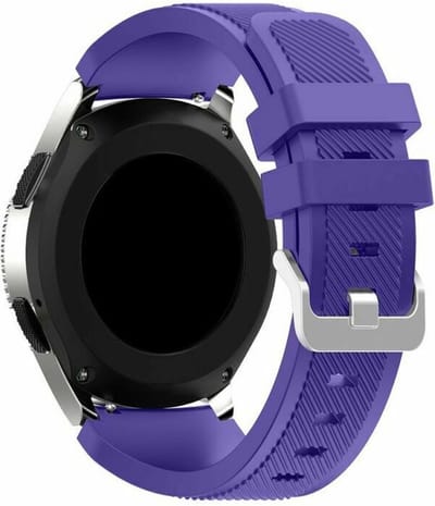 Strap-it Smartwatch bandje 20mm - siliconen bandje geschikt voor Huawei Watch GT 2 42mm / GT 3 42mm - horlogeband geschikt voor Amazfit GTS / GTS 2 / 2 Mini / GTS 3 / GTS 4 / Amazfit Bip / Bip Lite / Bip S / Bip u Pro / Bip 3 - paars