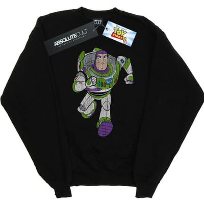 Disney Jongens Toy Story 4 Klassiek Buzz Lightyear Sweatshirt (Zwart)