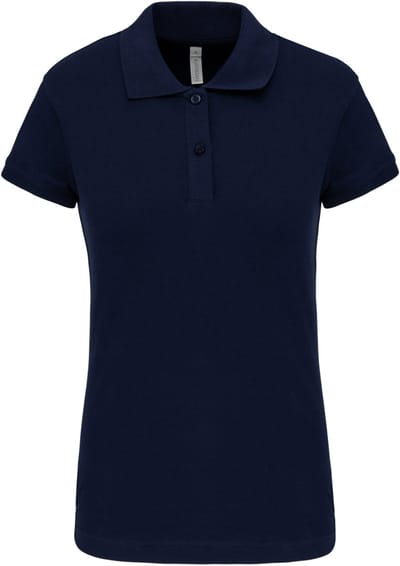 Kariban Piquépolo korte mouwen dames K240 - Navy - S