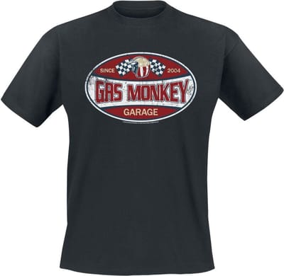 Gas Monkey Garage Since 2004 Label Heren T-shirt - zwart - L