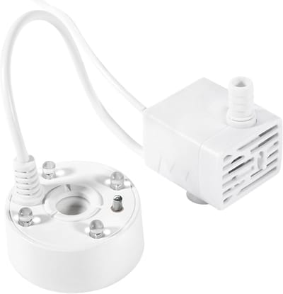 Mister Pond F Fogger voor waterverdamper, ultrasone vernevelaar voor luchtbevochtiger, ultrasone vernevelaar met ledlampjes