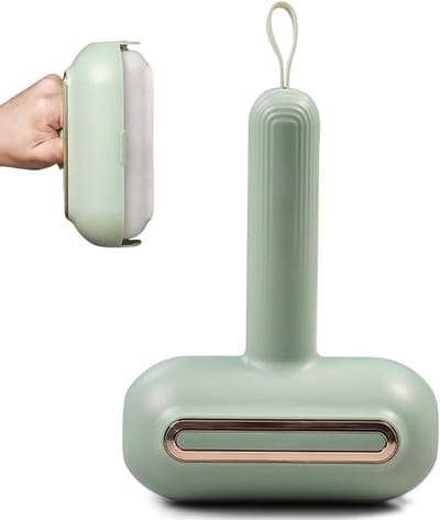 Allecto Plus - Wasbare en herbruikbare pluisroller 14 cm - Verwijdert dierenharen - Duurzaam - Voor kleding, dierenharen, stof en vuil