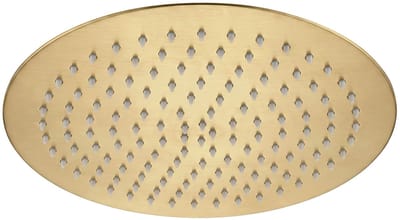 Rea - Ronde Douchekop Js-p014bg 30cm Brush Gold - 30 x 30 x 0,2 cm