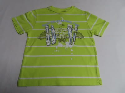 T shirt - korte mouwen - Jongens - Limoen - 2 jaar 92