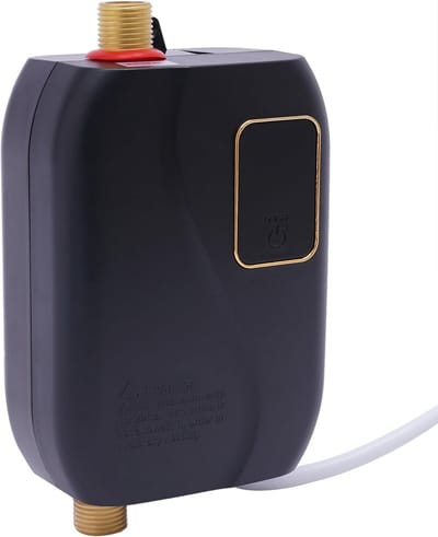 Doorstroomboiler - Elektrische boiler - Direct warm water - Tankloos design - 3500 Watt - Zwart