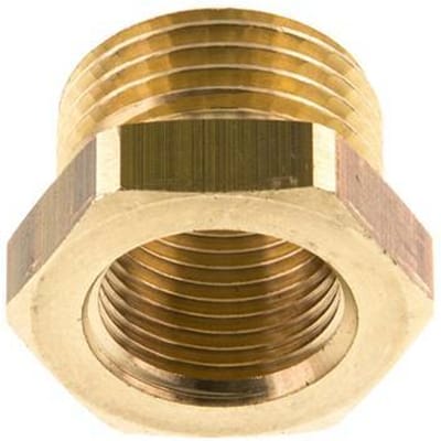 G 3/8'' x G 1/2'' F/M Messing Verloopring 16 Bar [5 Stuks]