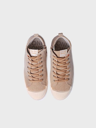 Damessneakers met hoge schacht van gerecycled materiaal | GENA-MI