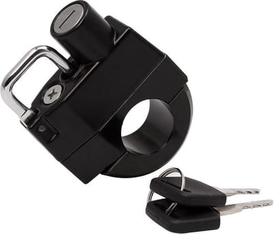 Beveiliging voor helm | Anti-diefstal | ZWART