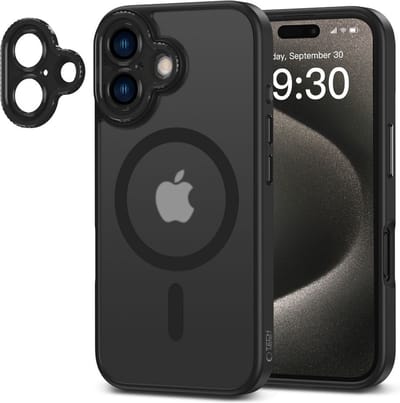 Tech-Protect MagCam MagSafe Case for iPhone 16 - Translucent