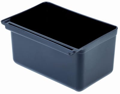 APS Stapelbak - Zwart - 33 x 23 cm - 13 Liter - Vaatwasserbestendig - Breukvast - Stapelbaar