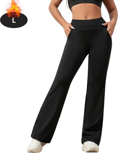 Livano Trainingsbroek Dames - Sportbroek - Trainingsbroek Lang - Trainingspak - Sportkleding - Zwart - L