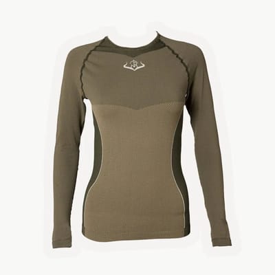 Pasion Morena Thermal Compressive Technical Lange Mouwen Basislaag Groen XL Vrouw