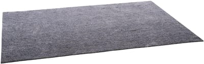 Pluche Vloerkleed voor Binnen, 9 X 12ft Zacht Tapijt, Harig Tapijt met Lange Pool, Dik en Duurzaam Hoogpolig Ontwerp voor Drukke Ruimtes, Niet-Afstotend en Antislip Achterkant, Blauwgrijs