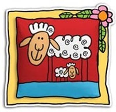 Babette Sgaap Sierkussen - 35x35 cm - Red