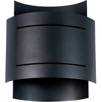 Sollux Lighting Wandlamp Hestia - G9 - zwart - staal - 23x21x8.5cm
