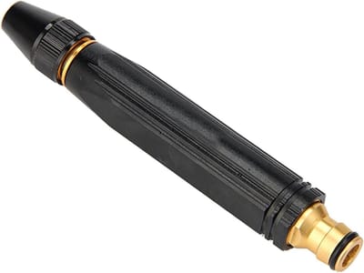 Slang Sproeier - Hogedruk Mondstuk - Tuin Onderhoud - Draaibare Waterstraal - 17.7 cm - Metaal