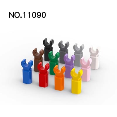 20 stuks MOC Onderdelen 11090 44873 Staafhouder met Clip Compatibele Stenen DIY Bouwstenen Speelgoed Cadeau voor Kinderen