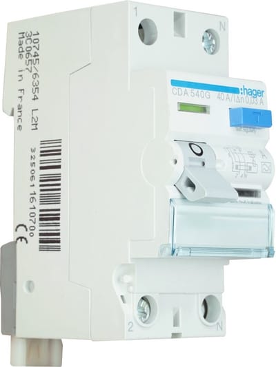 Hager Class A Aardlekschakelaar - CDA540G - E2ZN4