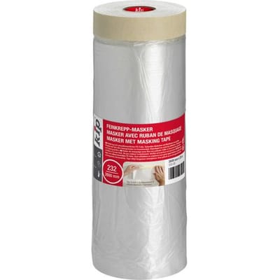 Kip 232 folie masker met premium afplaktape 2600mmx25m