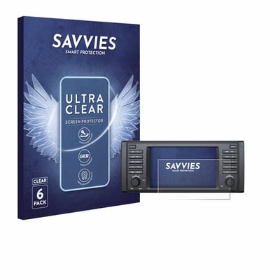 Savvies - Screenprotector voor Eonon E39A12S - Folie Beschermfolie transparant 6 Stuks