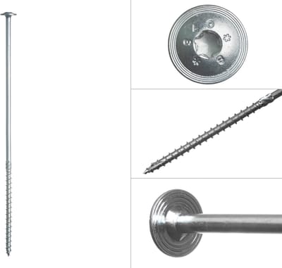 Wovar Tellerkopschroeven Verzinkt 8.0 x 280 mm Torx 40 | Doos 50 Stuks