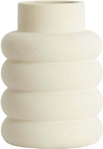 Light&living Vaas deco Ø23x32,5 cm TRIORA keramiek mat crème