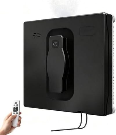 Automatische Raamreiniger - Glasbewassing Robot - Streeploos Schoonmaken - Intelligente Randdetectie - 40 ml Tank - Wit
