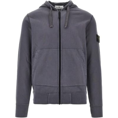 Stone Island Zomer 26 Capuchon Effen Kleur Lange Mouw Sweatshirt Heren sweatshirt L1S156100061S0051-V002D M black
