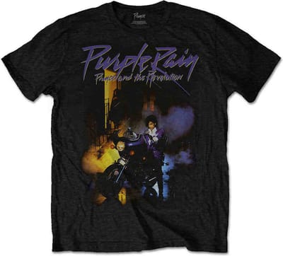 Prince - Purple Rain Kinder T-shirt - Kids tm 4 jaar - Zwart