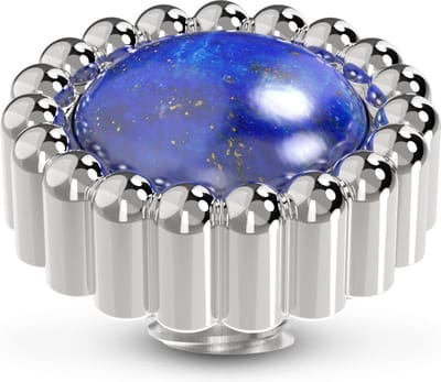 Melano Vivid Bali Gemstone Steentje Lapis Lazuli Zilver