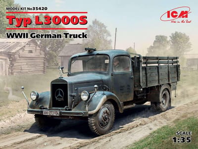 ICM Modelbouwpakket Militaire voertuigen - 35420 Typ L3000S, WWII German Truck Plastic - 1:35 - Modelbouw