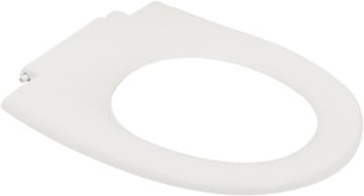 Plieger 300S Toiletbril - D-Vorm WC Bril - Duroplast - Wit - Zonder Deksel - Geschikt voor Geberit toilet