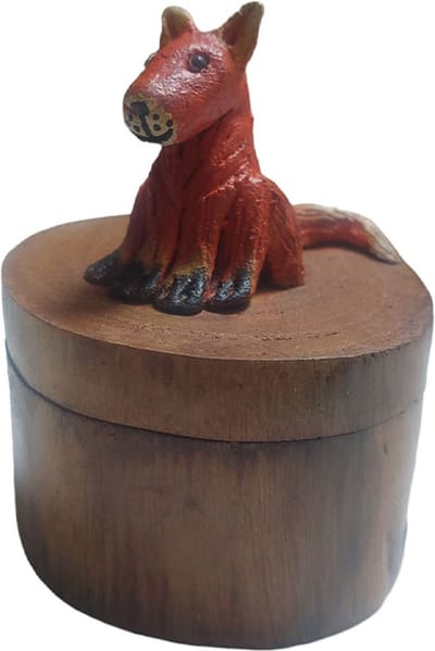 Floz Design bewaardoosje met geheim vak - voor kinderen - sieradendoosje, tandendoosje of andere belangrijke spulletjes - 12x9x8 cm - fairtrade en kwaliteit
