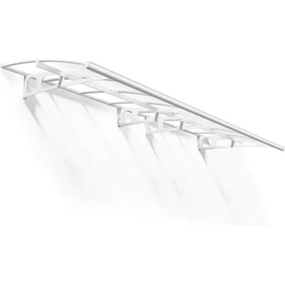 Canopia Veranda- En Deurluifel Bordeaux Helder Wit 140x447cm
