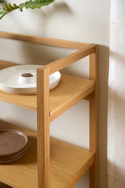 Giga Living Boekenkast Mista - Naturel - 80x40x93,3cm