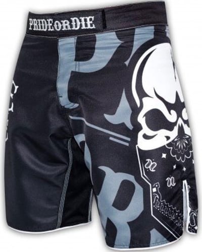 PRIDE or DIE MMA Fightshorts Reckless Zwart Wit - XXL - Jeans Maat 38