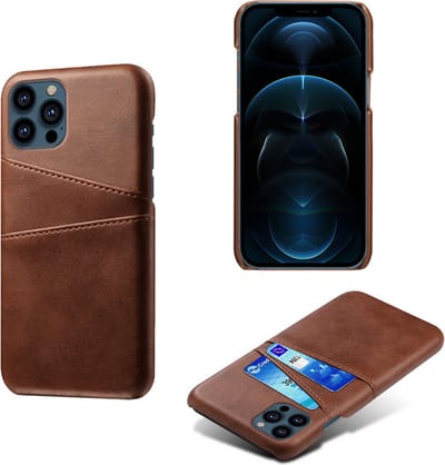 Back Cover geschikt voor Apple iPhone 14 Pro Max | Pu Leren Telefoonhoesje | Wallet | Bruin