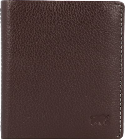 Braun Büffel Prato Portemonnee RFID-bescherming Leer 9 cm - Jongens - Staand formaat - d. braun